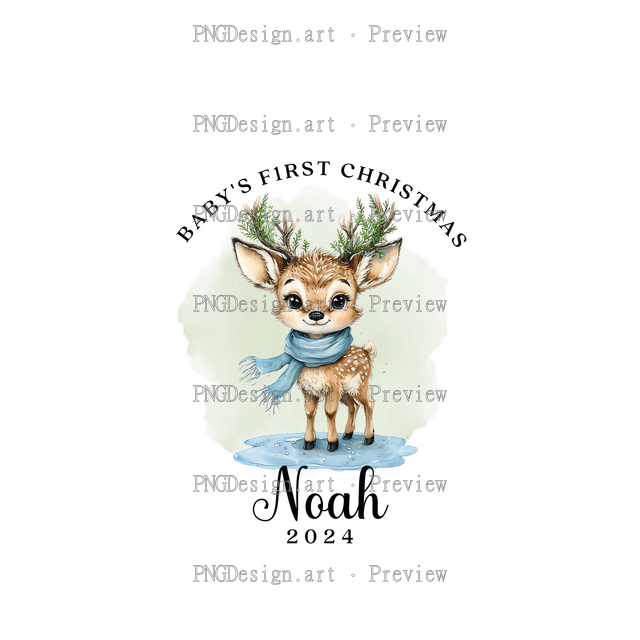 Baby Christmas Ornament 2024 10