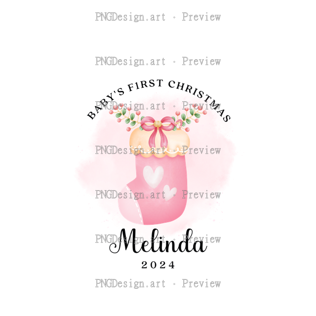 Baby Christmas Ornament 2024 11