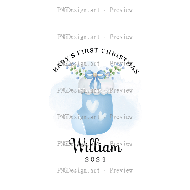 Baby Christmas Ornament 2024 12