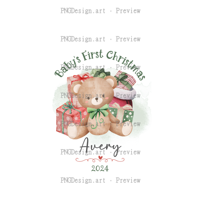 Baby Christmas Ornament 2024 23