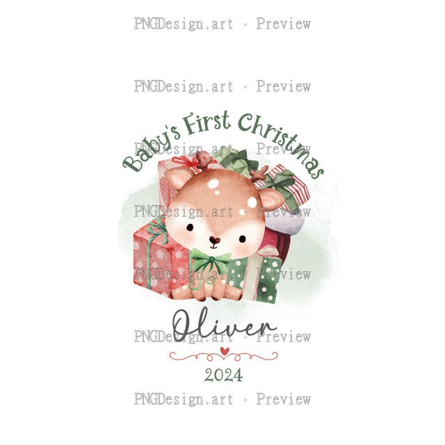 Baby Christmas Ornament 2024 25