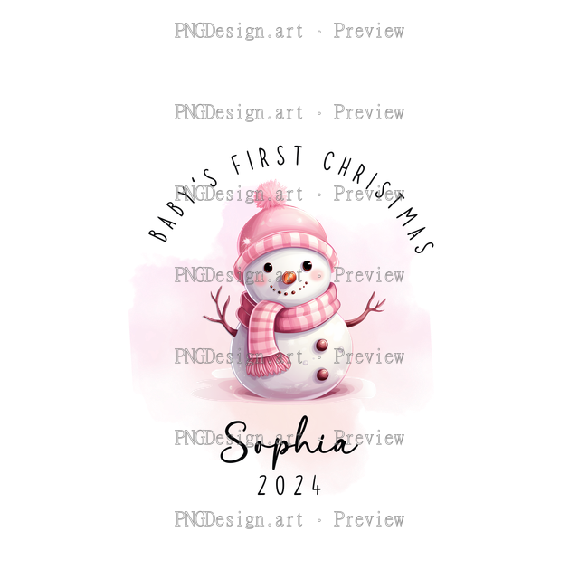 Baby Christmas Ornament 2024 31