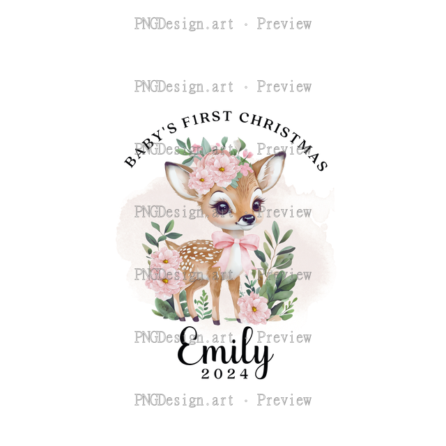 Baby Christmas Ornament 2024 7