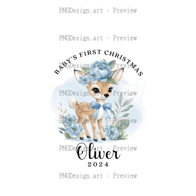 Baby Christmas Ornament 2024 8