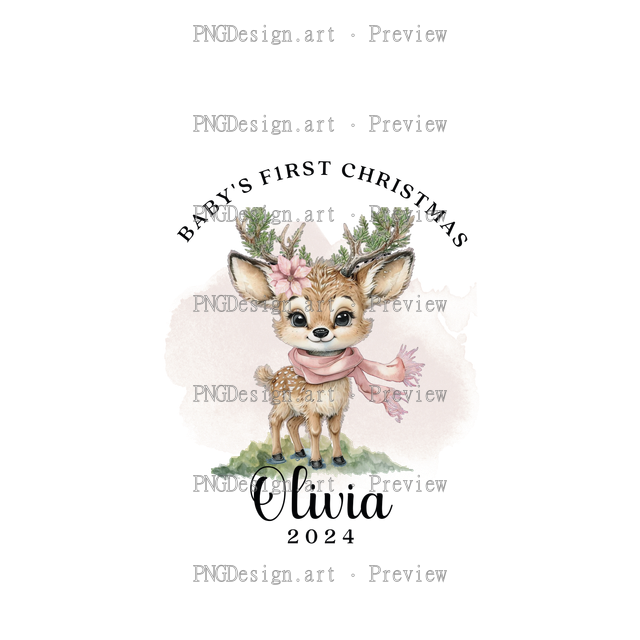 Baby Christmas Ornament 2024 9