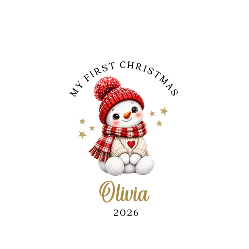 Baby Christmas Ornament 2026-02