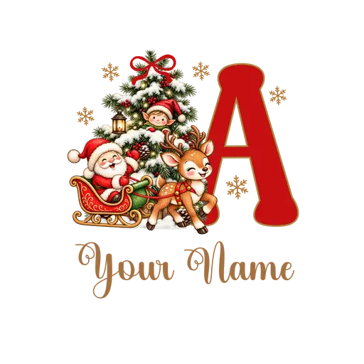 Christmas Alphabet 2026-09 A
