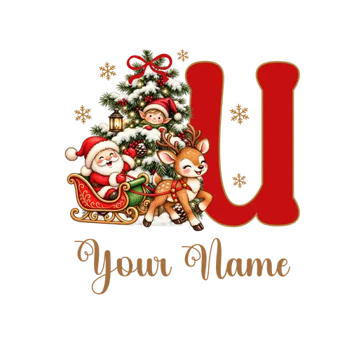 Christmas Alphabet 2026-09 U