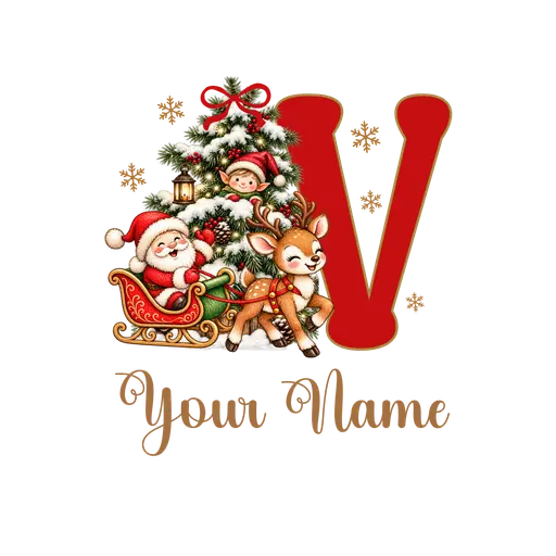 Christmas Alphabet 2026-09 V