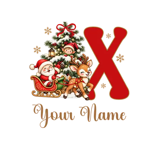 Christmas Alphabet 2026-09 X