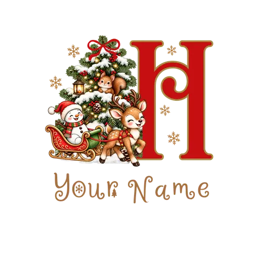 Christmas Alphabet 2026-10 H