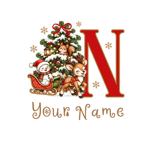 Christmas Alphabet 2026-10 N