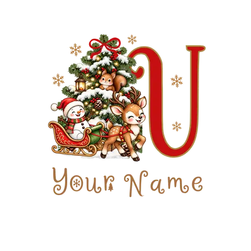 Christmas Alphabet 2026-10 U