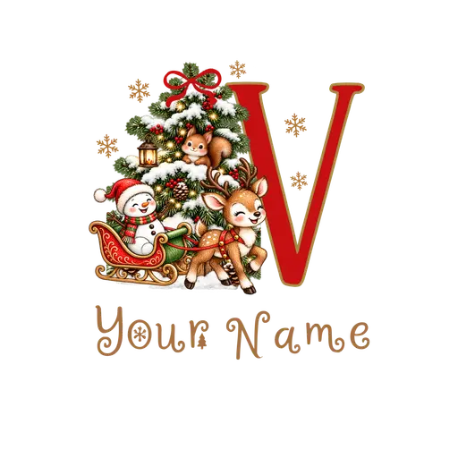 Christmas Alphabet 2026-10 V