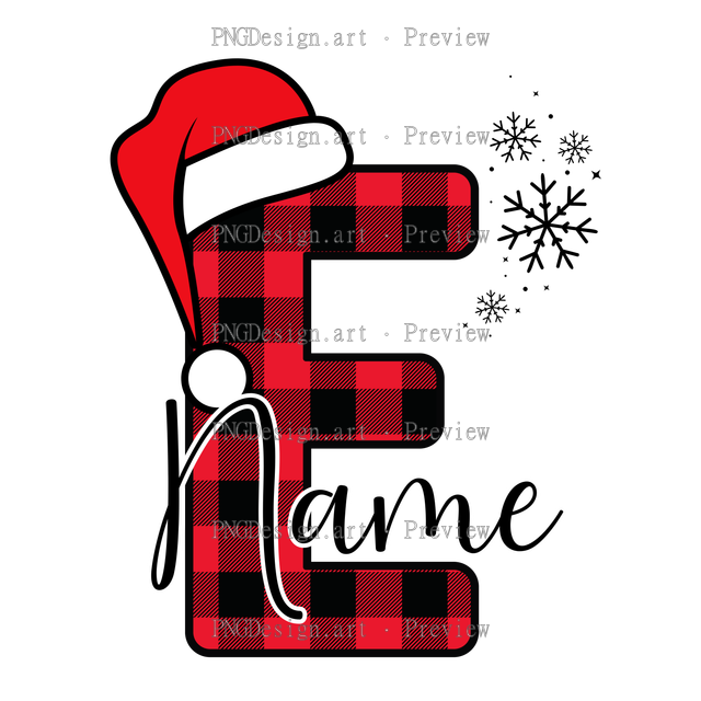 Christmas Alphabet E