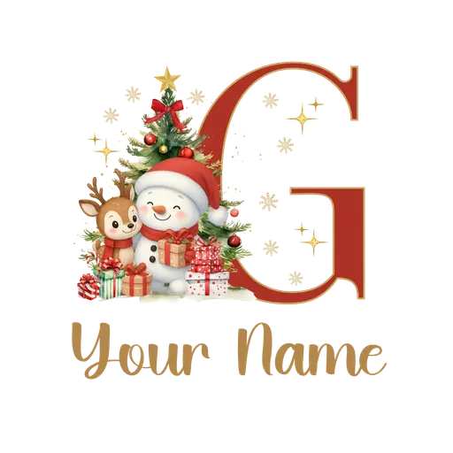 Christmas Alphabet Letter G