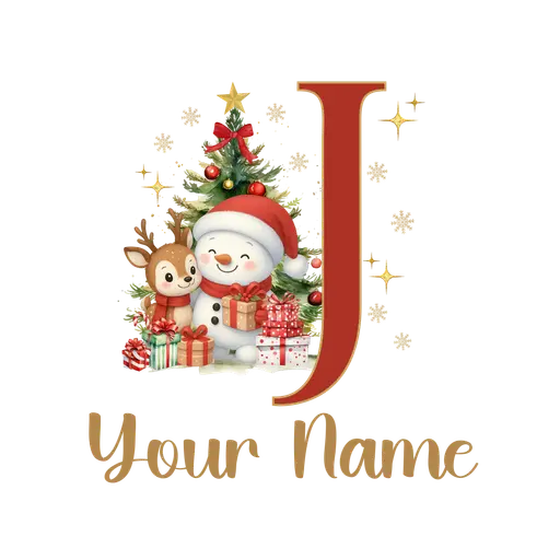 Christmas Alphabet Letter J