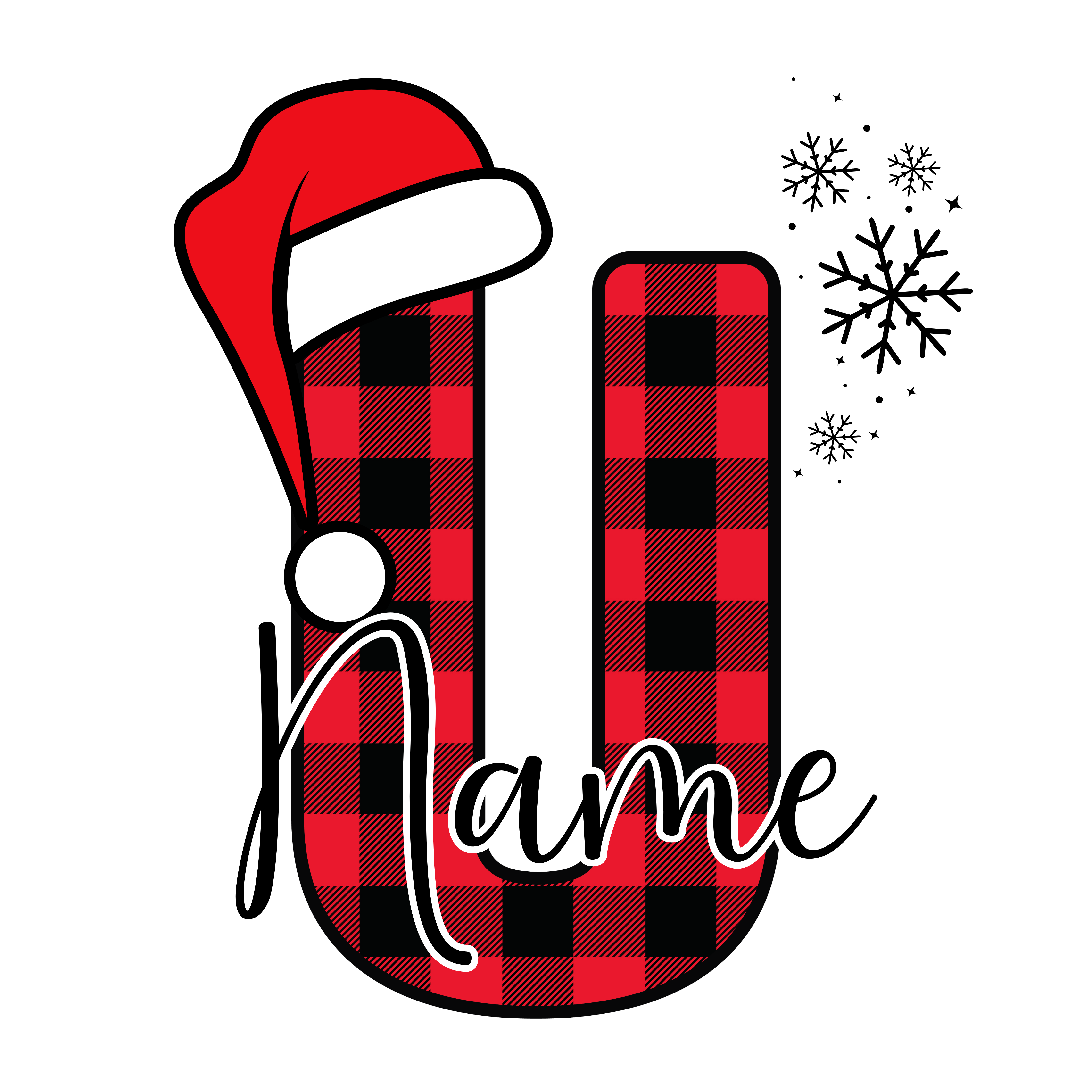 Christmas Alphabet U