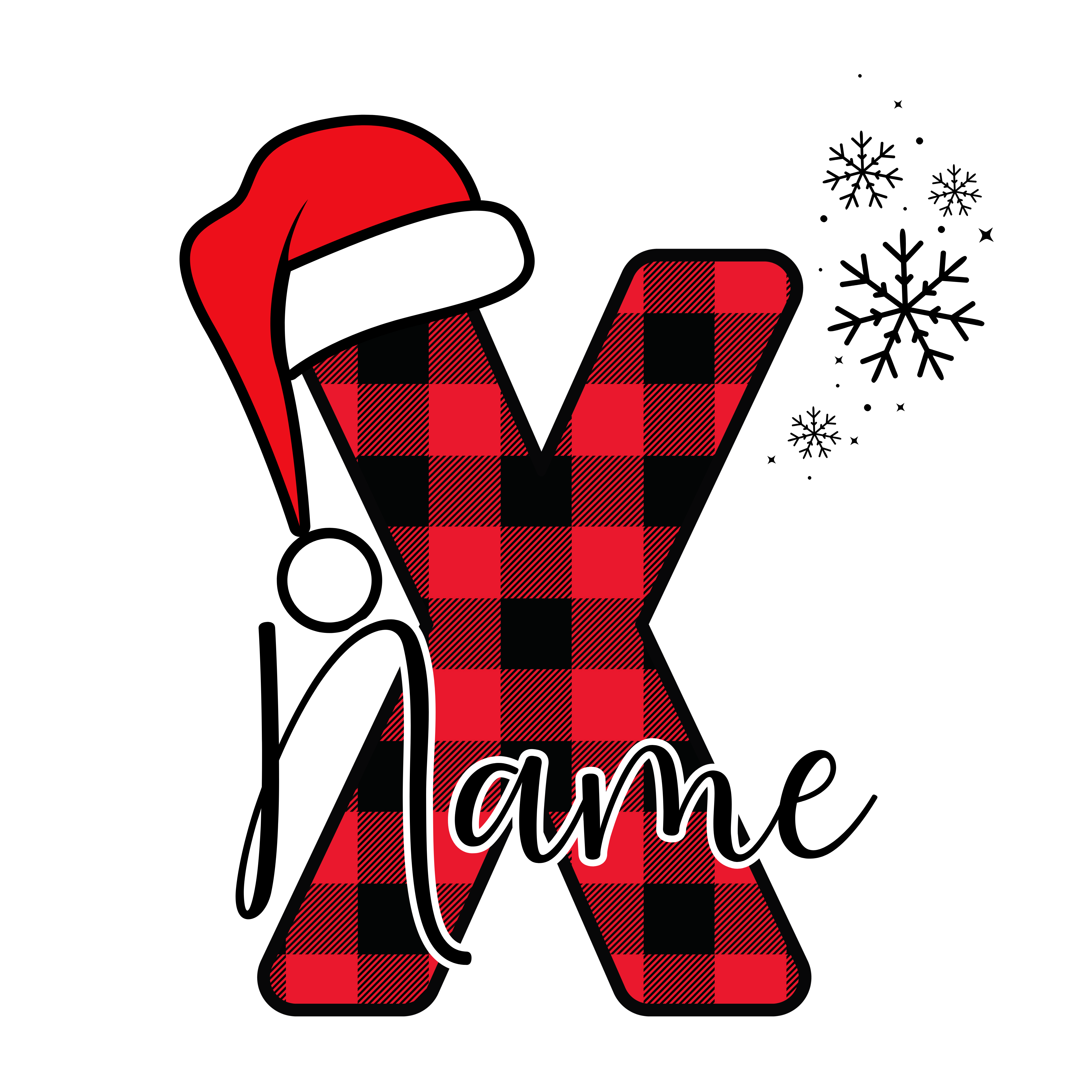 Christmas Alphabet X