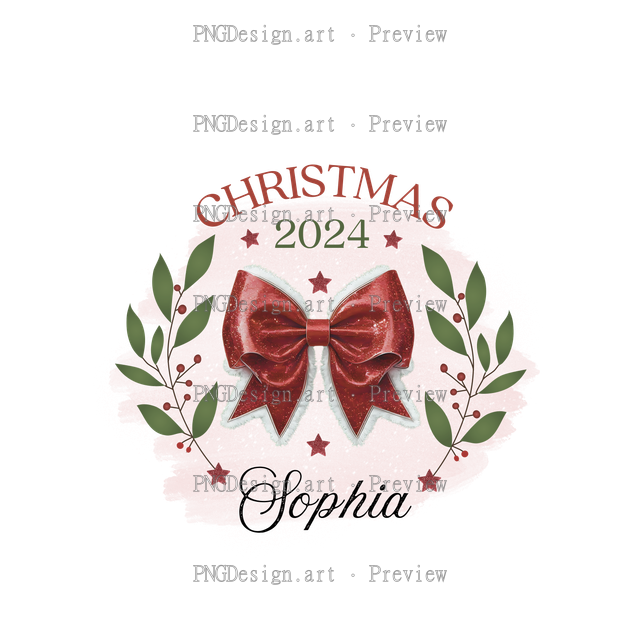 Custom Christmas Ornament 2024 1
