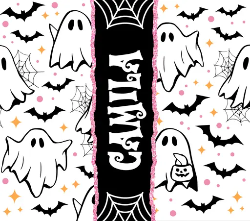 Cute Ghost Halloween Tumbler 2023010