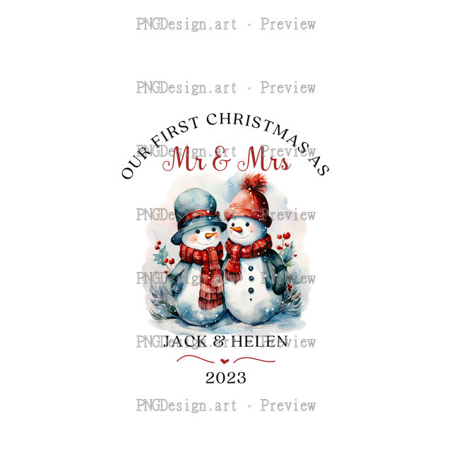 Family Christmas Ornament 8
