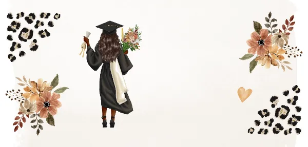 Graduate Mug - She Believed (Boho Leopard)