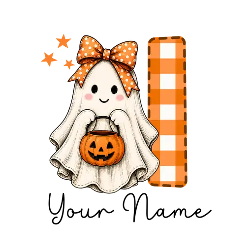 Halloween Bow Alphabet I