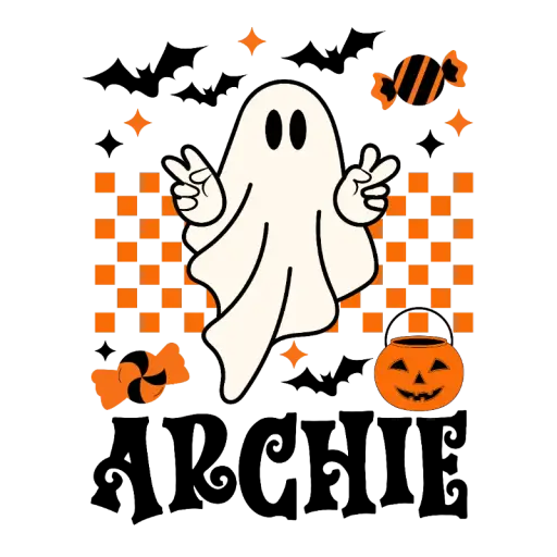 Orange Ghost Collage