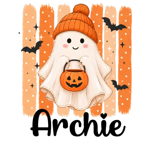 Orange Hat Ghost Brush